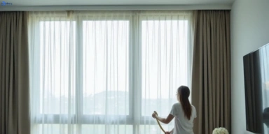 Delicate sheer drape cleaning cleveland-nsw Matty Curtain Cleaning