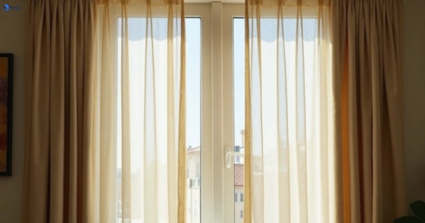 Dull dusty drapes in cleveland-nsw before professional cleaning